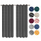 Rideaux gris foncé occultants 140x225 cm - miniature