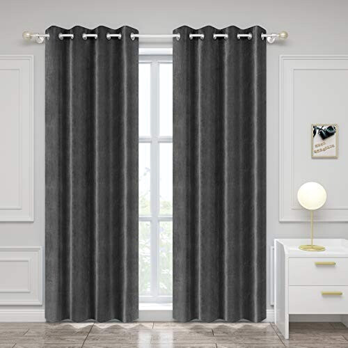 Rideaux gris foncé occultants 140x225 cm variant 0 