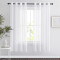 Rideaux Transparent blanc - miniature