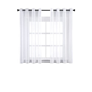 Rideaux Transparent blanc 140x137 cm