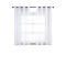 Rideaux Transparent blanc 140x137 cm - miniature