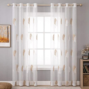 Rideaux Transparent marron 140x245 cm