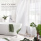 Rideaux Transparent blanc 132x242 cm - miniature variant 4